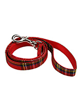 Red Tartan Fabric Lead - Here at Urban Pup our design team understands that everyone likes a coordinated look. So we came up with a strong Red Tartan Fabric Lead that will match up with our Luxury Fur Lined Red Tartan Harness.<br />Here at Urban Pup our design team understands that everyone likes a coordinated look. So we a...