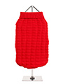 Red Waffle Textured Knitted Sweater