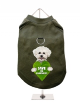 ''Save the Rainforests'' Harness-Lined Dog T-Shirt