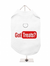 ''Got Treats?'' Harness-Lined Dog T-Shirt